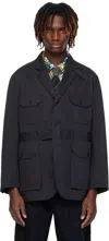Engineered Garments Navy Folk Blazer In Pb002 Dk.navy High C
