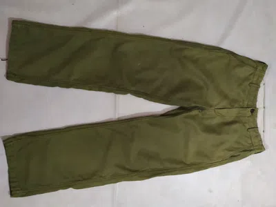 Pre-owned Engineered Garments Olive Pants