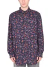 Engineered Garments Oversized Fit Classic Collar Shirt In Purple