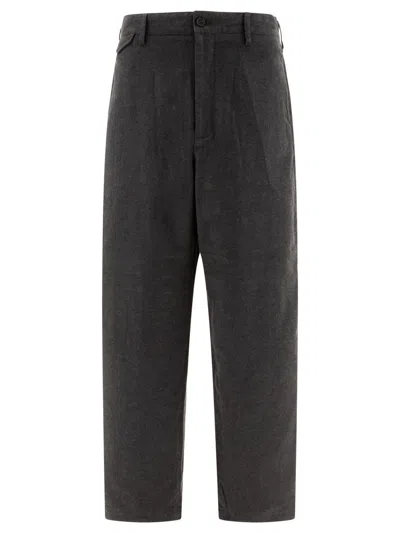 Engineered Garments Button-fly Straight-leg Trousers In Gray