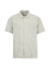 Engineered Garments Patch-pocket Camp Shirt In Gray