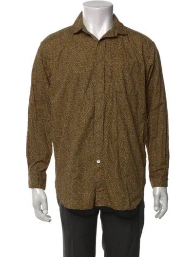 Pre-owned Engineered Garments Patterned Long Sleeve Shirt In Multi