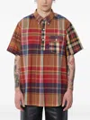 Engineered Garments Plaid Pocket Shirt In Multi