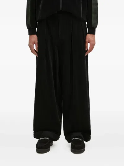 Engineered Garments Pleated Trousers In Black