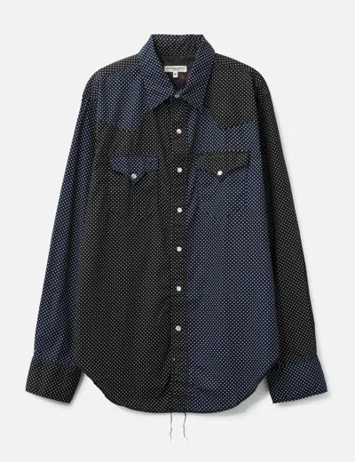 Engineered Garments Polkadot Western Shirt In Multi
