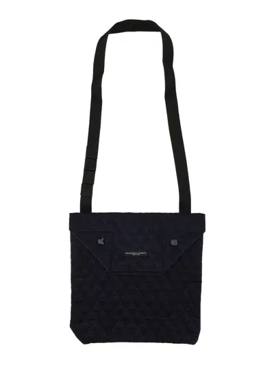 Engineered Garments Quilted Cotton-polyester Shoulder Bag In Blue