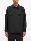 Engineered Garments Quilted Pocket Shirt In Black