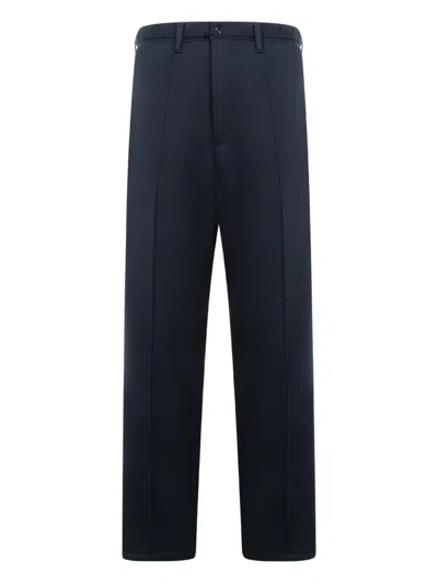 Engineered Garments Rear Zipped-pocket Trousers In Blue
