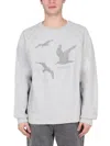 Engineered Garments Engineered Crewneck Sweatshirt In White