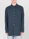 Engineered Garments Relaxed Fit Shirt Button Collar Plaid In Blue