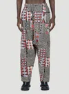Engineered Garments Patchwork Pleated Trousers In Multi