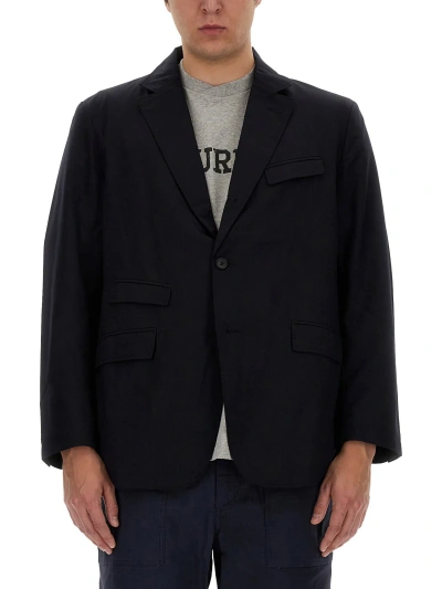 Engineered Garments Single-breasted Jacket In Blue