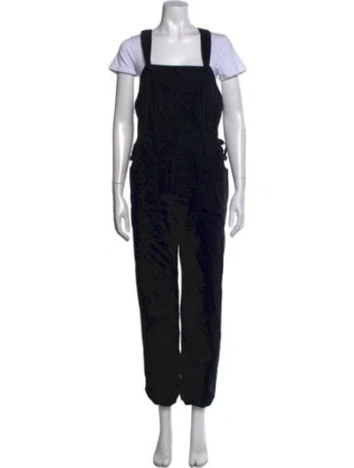Pre-owned Engineered Garments Square Neckline Overalls In Black