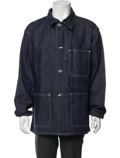Pre-owned Engineered Garments Utility Jacket In Blue