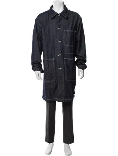Pre-owned Engineered Garments Utility Jacket In Blue