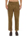 Engineered Garments Andover Corduroy Trousers In Green