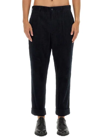 Engineered Garments Velvet Pants In Black
