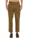 Engineered Garments Andover Corduroy Trousers In Brown