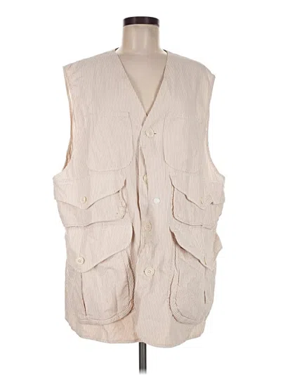 Pre-owned Engineered Garments Vest In Tan