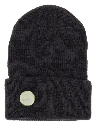 Engineered Garments Wool Beanie Hat In Black