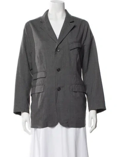Pre-owned Engineered Garments Wool Blazer In Gray