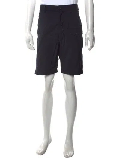 Pre-owned Engineered Garments Wool Cargo Shorts In Blue