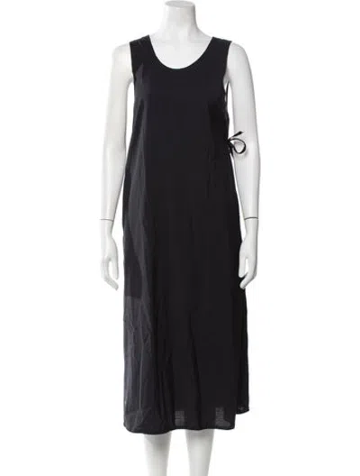 Pre-owned Engineered Garments Wool Long Dress In Blue