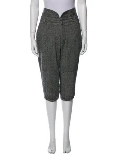 Pre-owned Engineered Garments Wool Straight Leg Pants In Gray