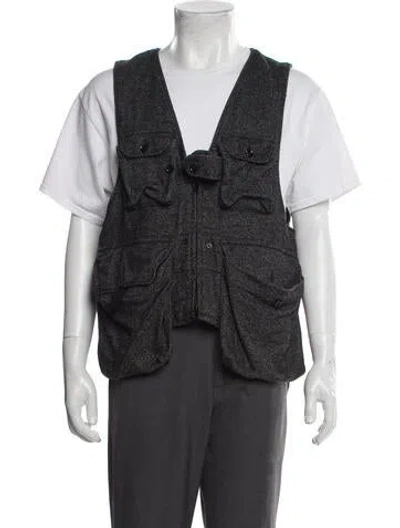 Pre-owned Engineered Garments Wool Vest In Gray