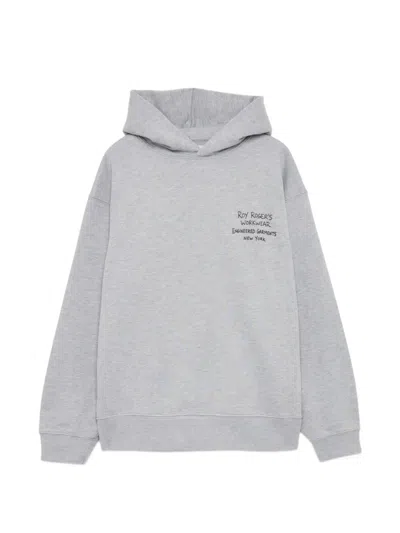 Engineered Garments X Roy Roger's Graphic-print Cotton Hoodie In Gray
