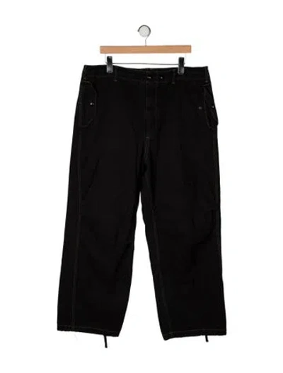 Pre-owned Engineered Garments X Totem Brand Co. Straight-leg Jeans In Black