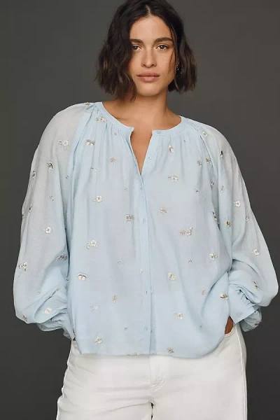English Factory Embroidered Top In Multi