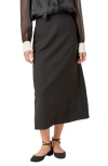 English Factory A-line Midi Skirt In Black