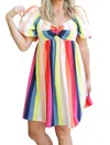 English Factory Addison Mini Dress In Multi In Multi