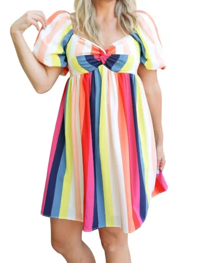 English Factory Addison Mini Dress In Multi