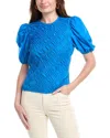 English Factory Asymmetrical Top In Sapphire Blue
