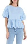 ENGLISH FACTORY ENGLISH FACTORY BALLOON POPLIN TOP