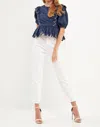 English Factory Believe In Me Top In Blue In Blue