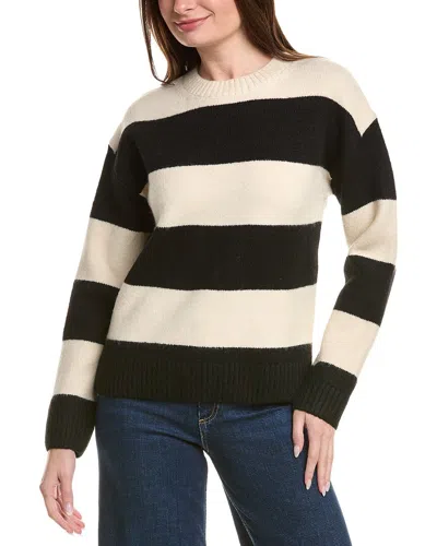 English Factory Bold Stripe Sweater In White