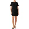 English Factory Bow T-shirt Minidress In Black