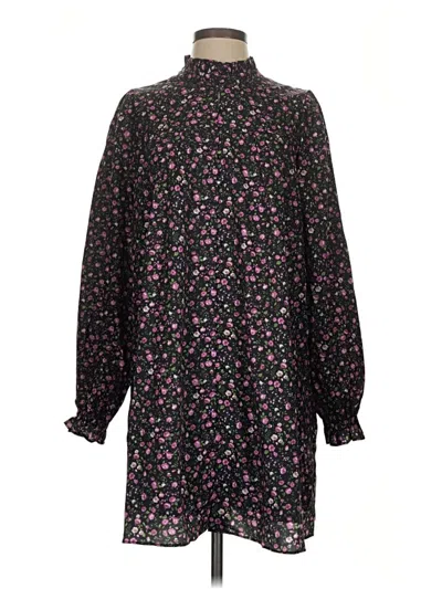Pre-owned English Factory Casual Dress In Black
