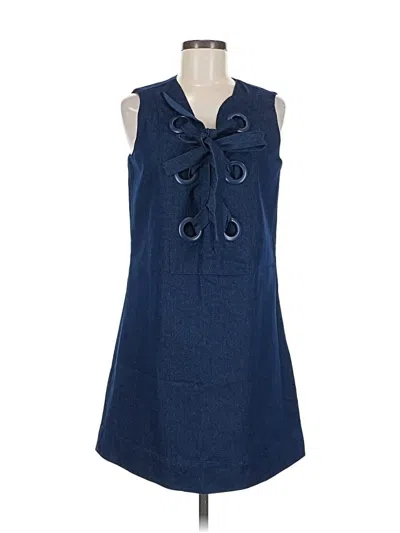 Pre-owned English Factory Casual Dress In Blue