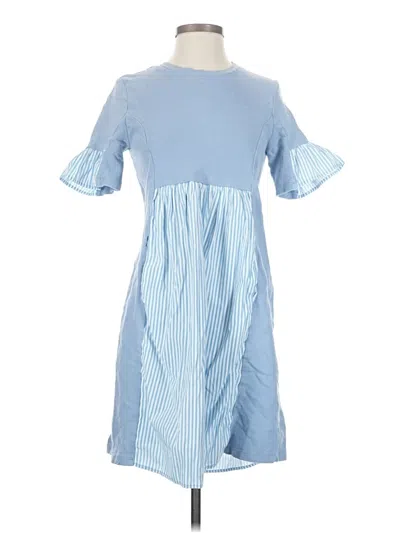 Pre-owned English Factory Casual Dress In Blue