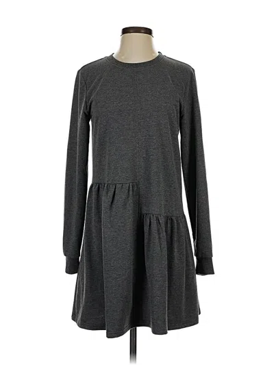 Pre-owned English Factory Casual Dress In Gray