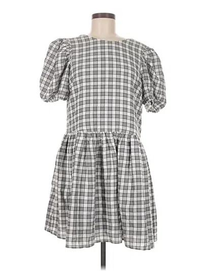 Pre-owned English Factory Casual Dress In Gray