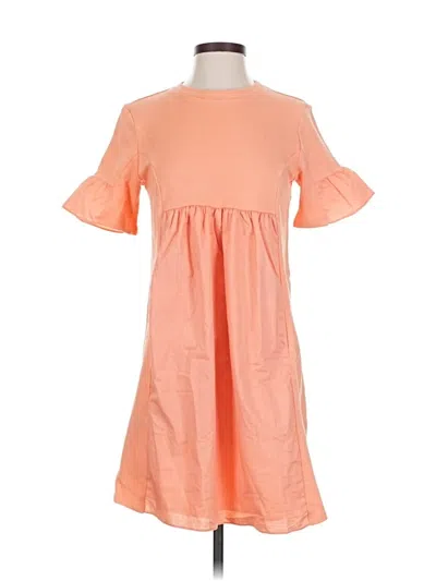 Pre-owned English Factory Casual Dress In Orange