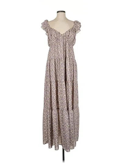 Pre-owned English Factory Casual Dress In Purple