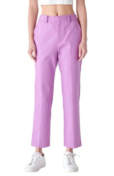 English Factory Cigarette Pants In Purple