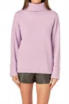 English Factory Clarissa Turtleneck Sweater In Lilac In Purple