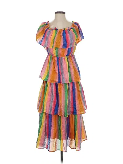 Pre-owned English Factory Cocktail Dress In Orange